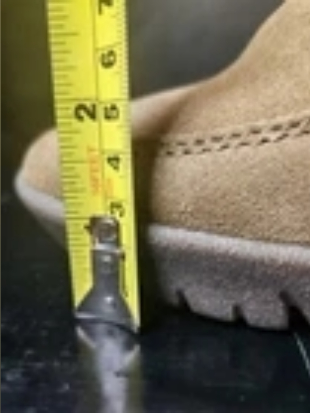 Brilliant Women Sz 6 Honey Brown/Tan Suede Faux Fur Waterproof 1/2 Calf Boot NIB - Picture 7 of 16
